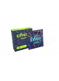 Светящиеся в темноте презервативы Expert Neon - 3 шт. - Expert - купить с доставкой в Калуге