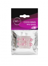 Прозрачная насадка на пенис с цветными шариками - Erowoman-Eroman - в Калуге купить с доставкой