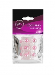 Прозрачная сквозная насадка на пенис с цветными шариками - Erowoman-Eroman - в Калуге купить с доставкой