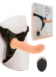 Женский вибрострапон со съемной насадкой и пультом ДУ - Erokay - купить с доставкой в Калуге