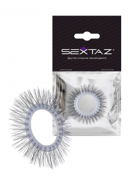 Круглое эрекционное кольцо с «ресничками» - Sextaz - в Калуге купить с доставкой