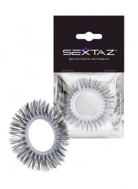 Круглое эрекционное кольцо с длинными «ресничками» - Sextaz - в Калуге купить с доставкой