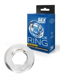 Прозрачное эрекционное кольцо-бублик - Sex Expert - в Калуге купить с доставкой