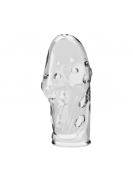 Прозрачная насадка на пенис Booker - 8 см. - Baile - в Калуге купить с доставкой