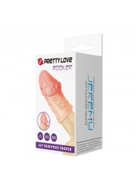 Телесная насадка на пенис Booker - 8 см. - Baile - в Калуге купить с доставкой