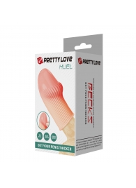 Телесная насадка на пенис Huel - 9 см. - Baile - в Калуге купить с доставкой