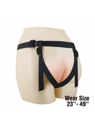 Черные трусики харнесс с платформой Caludio I - Baile - купить с доставкой в Калуге