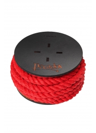 Красная веревка для шибари на катушке - 5 м. - Pecado - купить с доставкой в Калуге