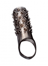 Дымчатая насадка на пенис с выпуклостями - 12 см. - Sex Expert - в Калуге купить с доставкой