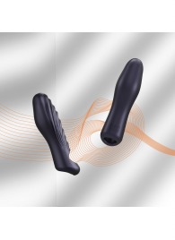 Сливовая силиконовая насадка на пенис с подхватом Manwan Ryzer - Manwan - в Калуге купить с доставкой