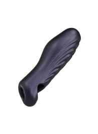 Сливовая силиконовая насадка на пенис с подхватом Manwan Ryzer - Manwan - в Калуге купить с доставкой