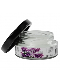 Массажная свеча «Сирень» - 50 мл. - SGAN - купить с доставкой в Калуге