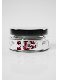 Массажная свеча «Спелая вишня» - 50 мл. - SGAN - купить с доставкой в Калуге