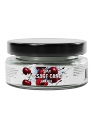 Массажная свеча «Спелая вишня» - 50 мл. - SGAN - купить с доставкой в Калуге