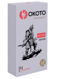 Точечные презервативы OKOTO Dotted - 12 шт. - Sitabella - купить с доставкой в Калуге