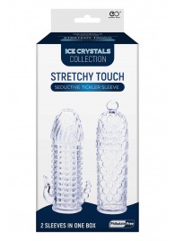 Набор из 2 прозрачных насадок на член Seductive Tickler Sleeves Set - NMC - в Калуге купить с доставкой