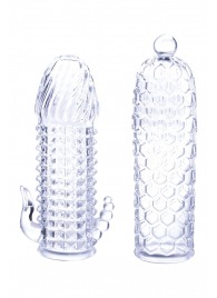 Набор из 2 прозрачных насадок на член Seductive Tickler Sleeves Set - NMC - в Калуге купить с доставкой