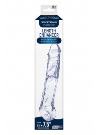 Прозрачная насадка-удлинитель Length Enhancer с подхватом - 22,3 см. - NMC - в Калуге купить с доставкой