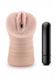 Телесный мастурбатор-вагина Ayumi с вибрацией - Blush Novelties - в Калуге купить с доставкой