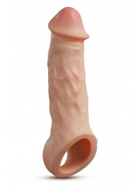 Телесная насадка-удлинитель Intrepid 9.25 Inch Realistic Penis Extender Sleeve - 23,5 см. - Blush Novelties - в Калуге купить с доставкой