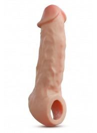 Телесная насадка-удлинитель Intrepid 9.25 Inch Realistic Penis Extender Sleeve - 23,5 см. - Blush Novelties - в Калуге купить с доставкой