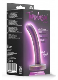 Фиолетовая насадка с гладкой поверхностью Surrender 4.75 Inch Beginner Pegging Dildo - 12 см. - Blush Novelties - купить с доставкой в Калуге