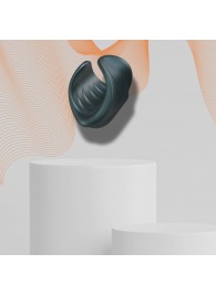 Серый сквозной мастурбатор с вибрацией Manwan Starter - Manwan - в Калуге купить с доставкой