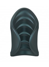 Серый сквозной мастурбатор с вибрацией Manwan Starter - Manwan - в Калуге купить с доставкой