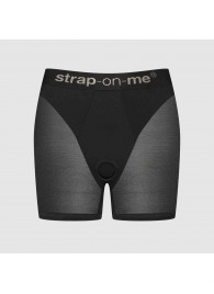 Трусики-шорты для фиксации насадок Strap-on-me Harness Lingerie Halo - size XL - Strap-on-me - купить с доставкой в Калуге