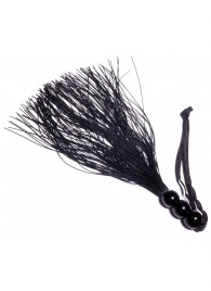 Черная силиконовая плетка - 25,4 см. - Boys of Toys - купить с доставкой в Калуге