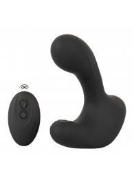 Черная анальная вибропробка с функцией расширения RC Butt Plug with 3 functions - Orion - в Калуге купить с доставкой