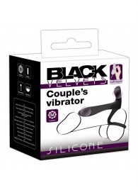 Черная насадка на член с вибрацией Couple’s Vibrator - Orion - в Калуге купить с доставкой