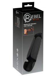 Черный вибромастурбатор с трехточечной стимуляцией Penis Trainer with 3 Point Stimulation - Orion - в Калуге купить с доставкой