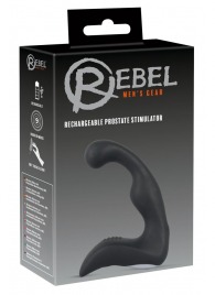 Черный перезаряжаемый стимулятор простаты с вибрацией - 14,6 см. - Orion - в Калуге купить с доставкой