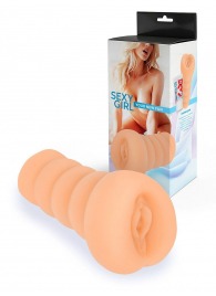 Телесный мастурбатор в виде вагины с узким входом - Sexy Girl - в Калуге купить с доставкой