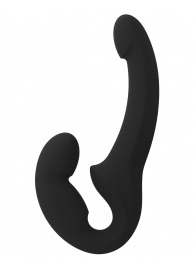 Черный безремневой страпон Share Lite - Fun Factory - купить с доставкой в Калуге