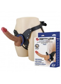 Поясной страпон Wells: трусики в форме бабочки и фаллоимитатор-насадка - Baile - купить с доставкой в Калуге