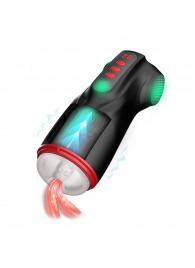 Интерактивный мастурбатор Raven с вакуумом, вибрацией и подсветкой - Shots Media BV - в Калуге купить с доставкой