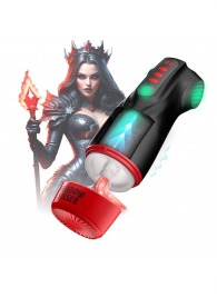 Интерактивный мастурбатор Raven с вакуумом, вибрацией и подсветкой - Shots Media BV - в Калуге купить с доставкой