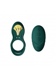 Зеленое эрекционное виброкольцо Bayek с пультом ДУ - Zalo - в Калуге купить с доставкой