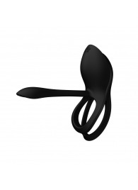 Черное эрекционное виброкольцо Bayek с пультом ДУ - Zalo - в Калуге купить с доставкой