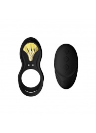 Черное эрекционное виброкольцо Bayek с пультом ДУ - Zalo - в Калуге купить с доставкой