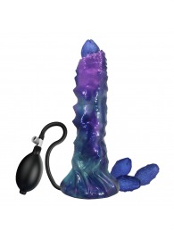 Фиолетовый яйцеродящий фаллоимитатор Duskwalker Sentinal на присоске - 22,4 см. - Baile - купить с доставкой в Калуге