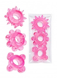 Комплект из 3 розовых эрекционных колец - Erowoman-Eroman - в Калуге купить с доставкой