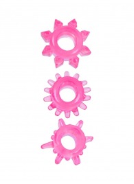 Комплект из трех розовых эрекционных колец - Erowoman-Eroman - в Калуге купить с доставкой