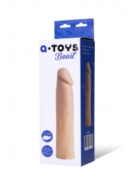 Реалистичная насадка с ярко выраженной головкой - 16,5 см. - A-toys - в Калуге купить с доставкой