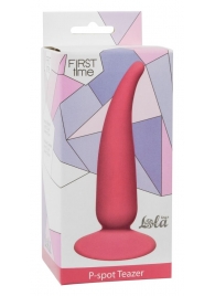 Розовая анальная пробка P-spot Teazer Pink - 12,2 см. - Lola Games - в Калуге купить с доставкой