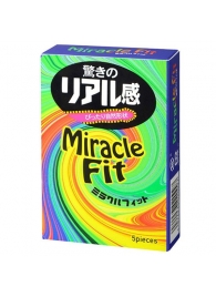 Презервативы Sagami Xtreme Miracle Fit - 5 шт. - Sagami - купить с доставкой в Калуге