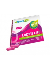 Возбуждающие капсулы Ladys Life - 14 капсул (0,35 гр.) - SuperCaps - купить с доставкой в Калуге