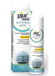 Нейтральный лубрикант на водной основе pjur MED Natural glide - 100 мл. - Pjur - купить с доставкой в Калуге